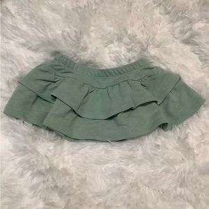 Adorable Baby Girl Skirt in Teal Green Size 0-3 Months